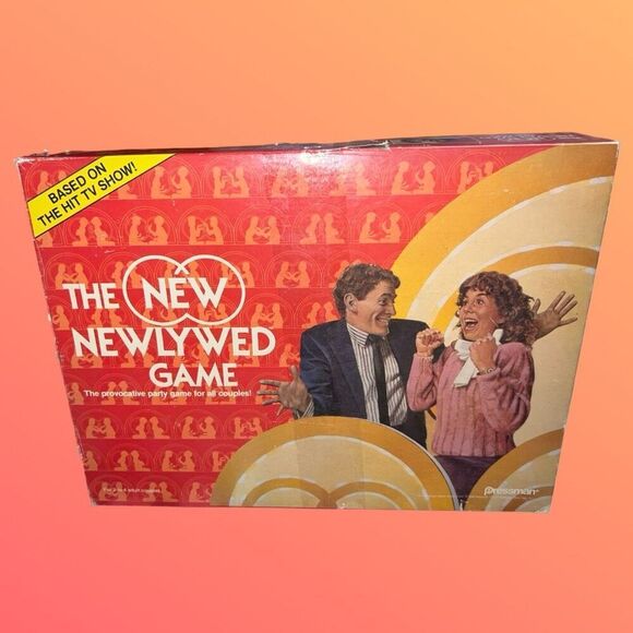VINTAGE 1986 New Newlywed Game Pressman TV Show Chuck Barris COMPLETE - Picture 1 of 5